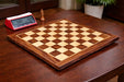 Sheesham and maple chess board, 37cm with 38mm squares